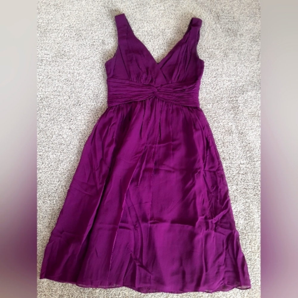 Donna Morgan lined silk dress